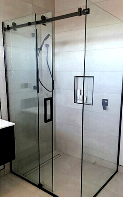Frameless Glass Sliding Shower Showerman, Frameless Glass Sliding Doors Nz